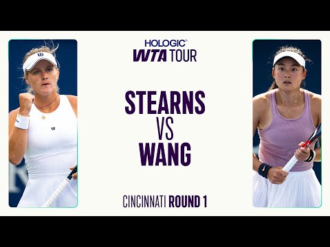 Peyton Stearns vs. Yafan Wang | 2025 Cincinnati Round 1 | WTA Match Highlights
