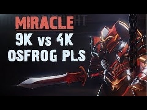 Dota 2 Miracle Dragon Knight plays vs 4k WTF - Ranked Gameplay Dota 2 6.87