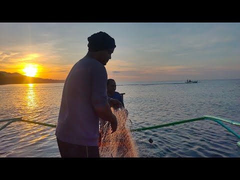 UNANG ARYA SA BAGONG LAMBAT | CATCH & COOK |  MARAMI KAYA NAHULING ISDA? | GANDA NG SUN RISE
