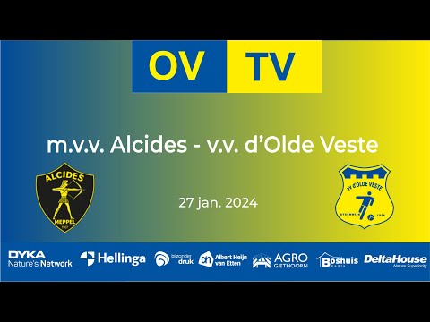 m.v.v. Alcides - v.v. d'Olde Veste 27-01-2024