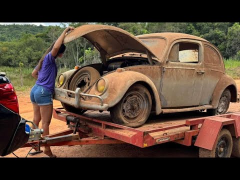 I was challenged to a complete 60-day restoration of a Beetle abandoned for 20 years