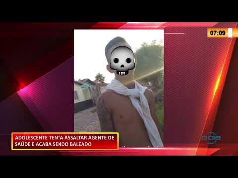 Adolescente é baleado durante tentativa de assalto a Agente de Saúde 06 10 2020