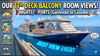 7 Days on Carnival Jubilee Balcony 😱🚢 You WON’T Believe These Views!