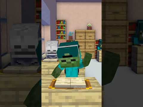 When Your Dog Is Your Best Friend - Baby Zombie and Dog - Monster School Minecraft Animation #shorts