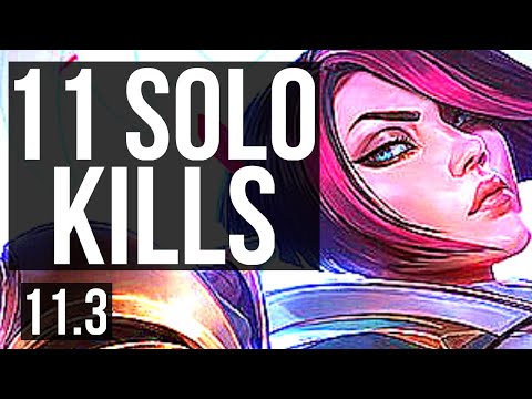 FIORA vs OLAF (TOP) | 11 solo kills, 1000+ games, Godlike | KR Diamond | v11.3