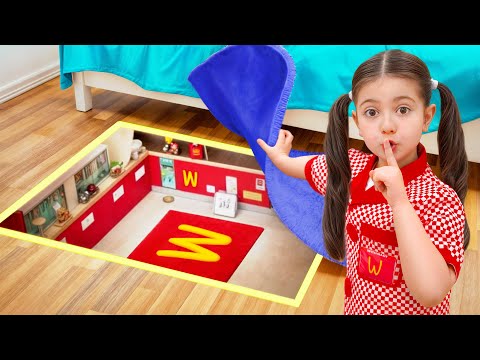 We Built a Secret Cafe in Our Room