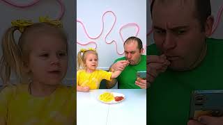 Dad bites baby’s gumball finger 🍟😱👶🏻❤️👧🏻✅🚀🌈 