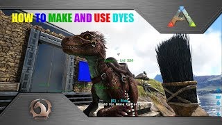 Ark Survival Evolved - How to make and use dyes in Ark (Painting guide)