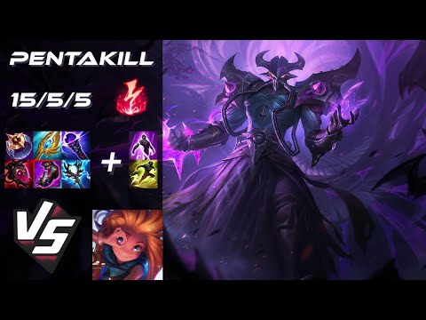 MID Kassadin vs Zoe [PENTAKILL] - NA Grandmaster Patch 25.21