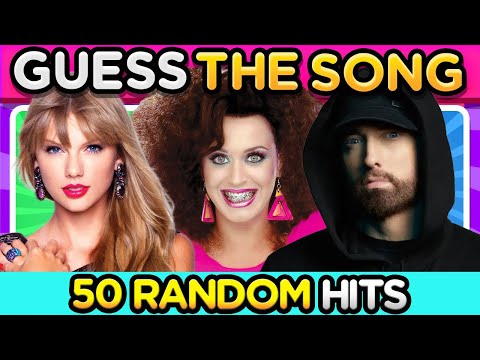 GUESS THE SONG: Random Hits | 50 Song Quiz