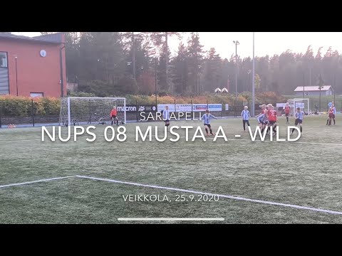 NuPS 08 Musta A - FC WILD Valkoinen