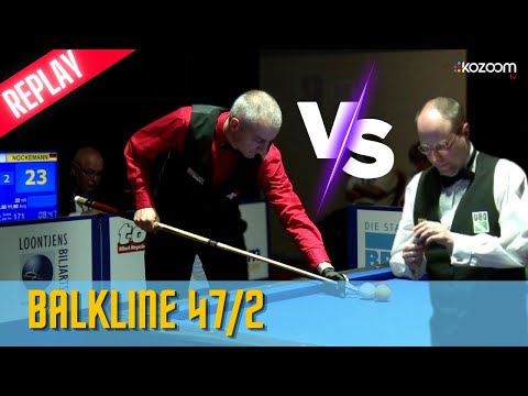 FINAL BALKLINE 47/2  - CE Multi Brandenburg 2015 - Xavier GRETILLAT vs Thomas NOCKEMANN