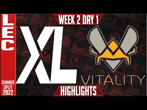 XL vs VIT Highlights | LEC Summer 2022 W2D1 | Excel vs Team Vitality