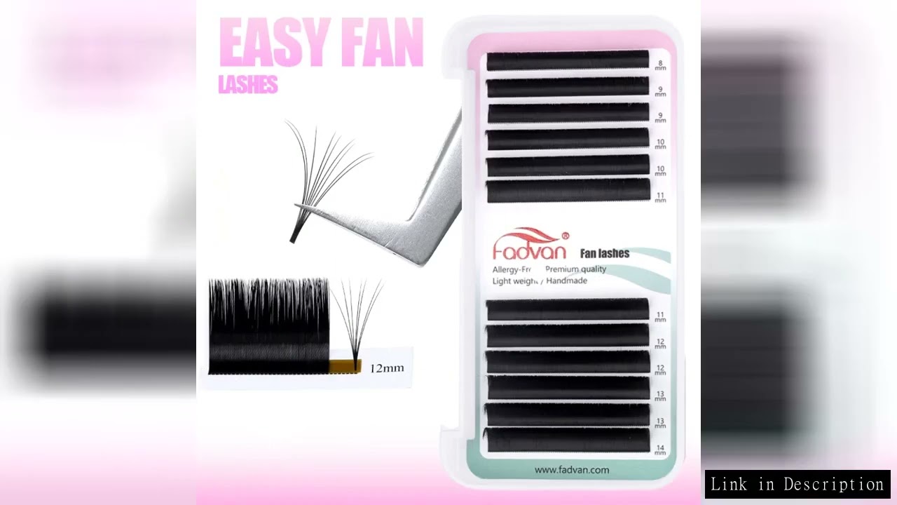 Fadvan Easy Fan Lashes Bloom Flowering Eyelash Extensions Natural Auto Flare Fake Lash Fanning Bloom