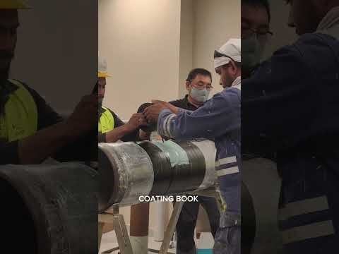 STOPAQ repair procedure .APCS 113C , VISCO ELASTIC COATING. PIPELINE COATING 