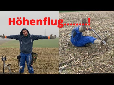 Wer Hoch will - fällt tief ! Beim Sondeln -Schatzsuche mit Orx und Deus