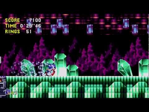Sonic CD (XBLA) - Quartz Quadrant: Zone 1: Present Playthrough (Sonic) [Original Spin Dash]