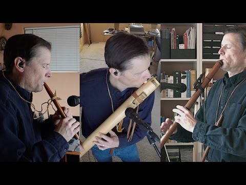 Native American Flute - Scott August - Buffalo Dance - Song for Three Native American Flutes