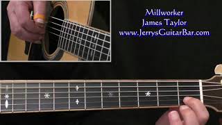 James Taylor Millworker Intro Guitar Lesson