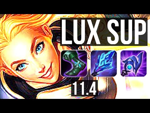 LUX & Kai'Sa vs SENNA & Varus (SUPPORT) | 7/1/12, 1.8M mastery, 1200+ games | KR Diamond | v11.4