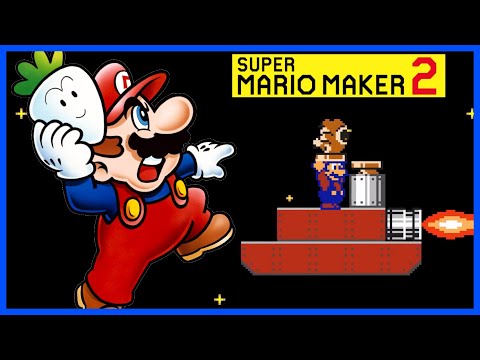 Super Mario Maker 2: All SMB3 Airships w/ SMB2 Mario