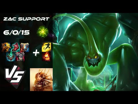 SUPPORT Zac vs Leona - EU Challenger Patch 14.24