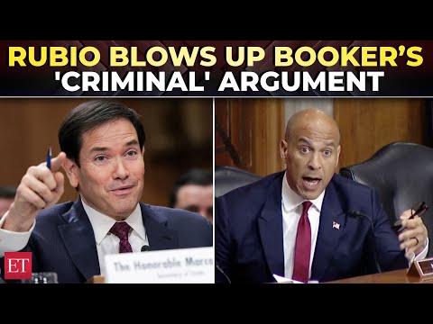 'Removing TPS for Venezuelans makes sense to you?': Booker vs Rubio erupts in dramatic hearing clash