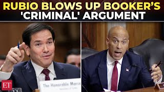 'Removing TPS for Venezuelans makes sense to you?': Booker vs Rubio erupts in dramatic hearing clash