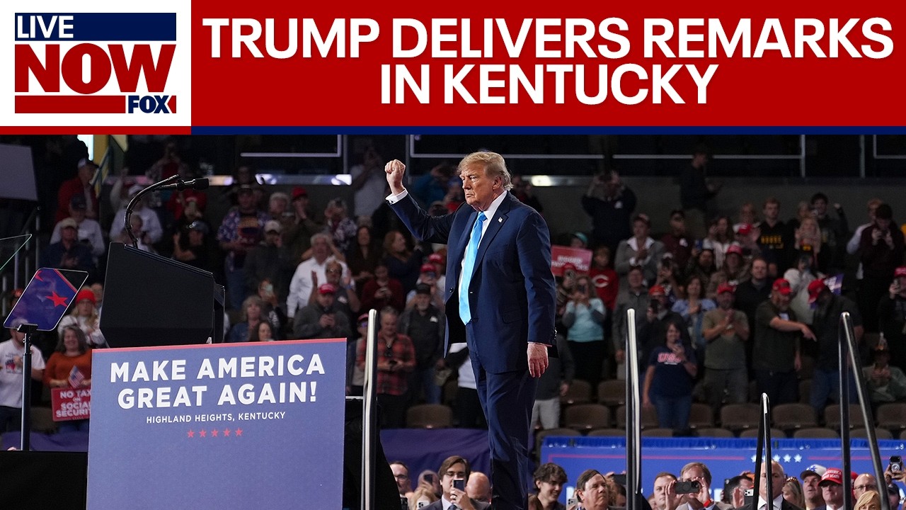 President Trump rallies for Republicans in Kentucky