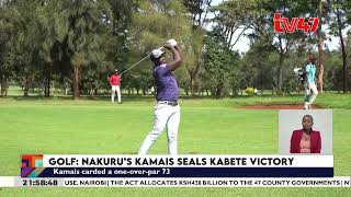 John Kamais claimed the 2026 Kabete Open title, carding a one-over-par 73