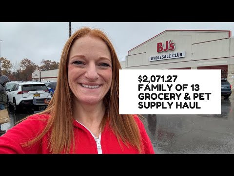 $2,071.27 FAMILY OF 13 GROCERY & PET SUPPLY HAUL