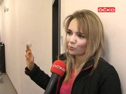 Lucie Vondráčková - natáčení klipu Kočičí - Reportáž