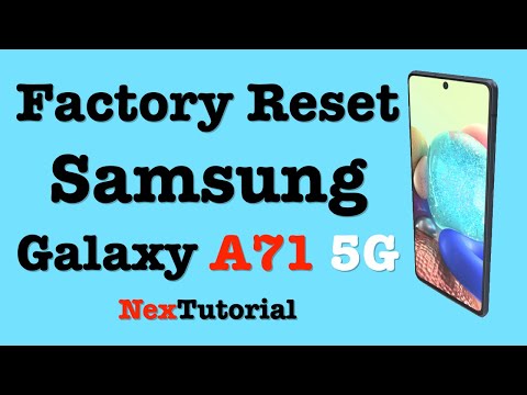 How to Factory Reset Samsung Galaxy A71 5G | Hard Reset Samsung Galaxy A71 | NexTutorial