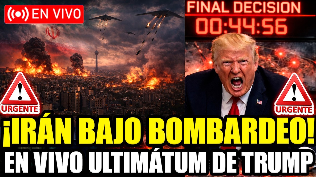 🔴 URGENTE ¡EEUU BOMBARDEA IRÁN! TRUMP EN VIVO TOMA DECISIÓN FINAL | FRAN FIJAP