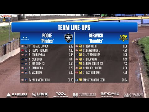 Poole vs Berwick | Championship | POOLE PIRATES SPEEDWAY 2024