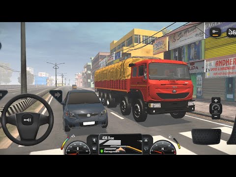 Kakinada to Ramagundam 150km| Transporting Gravel| Gameplay #51