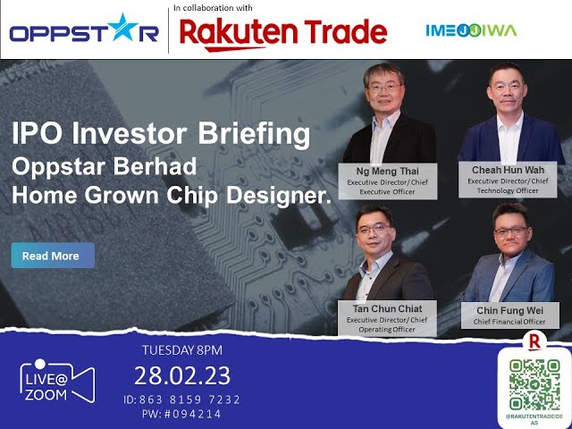 Rakuten Trade Ideas 🎯 Webinar - (IPO) Oppstar Berhad (Business Overview)