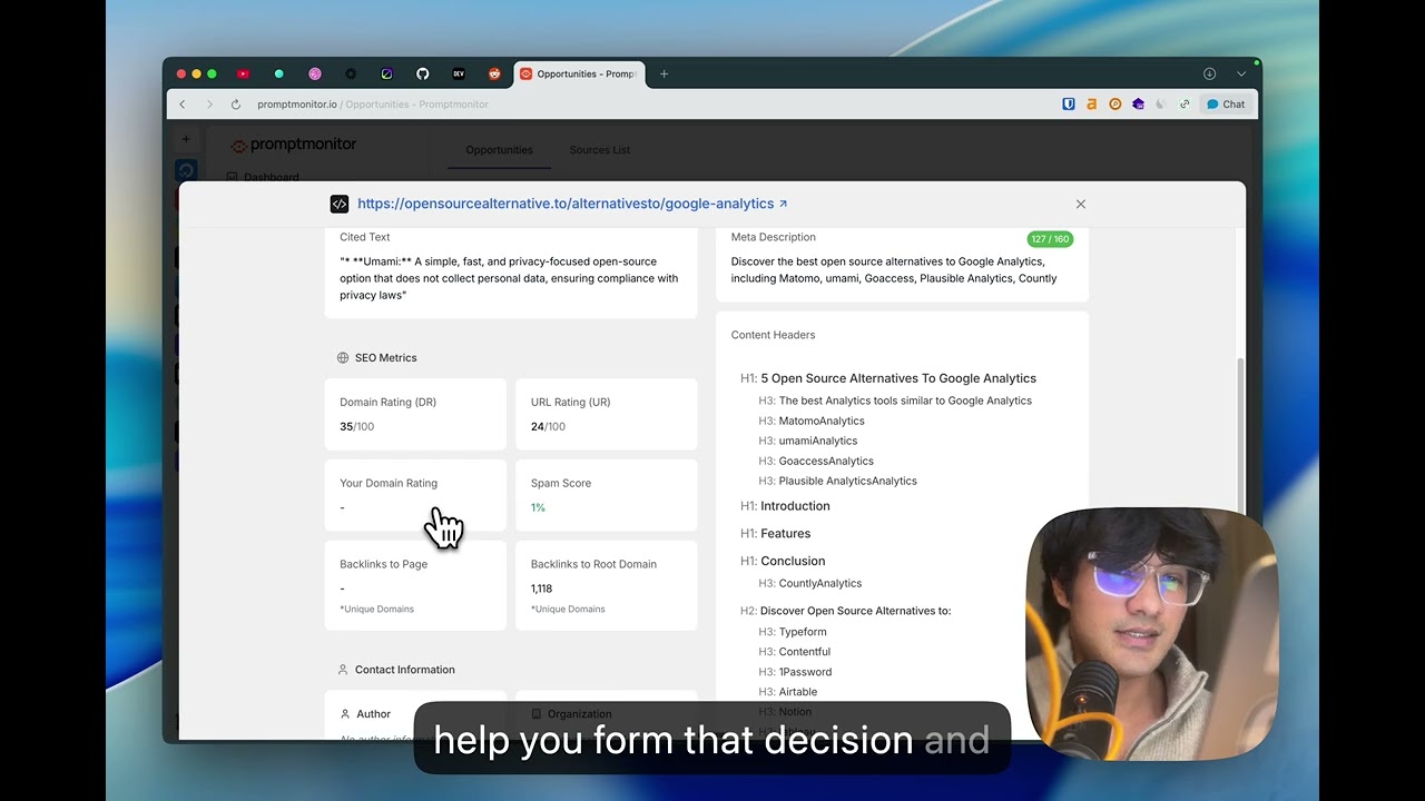 Promptmonitor - Generative Engine Optimization (GEO) Tool : New Demo