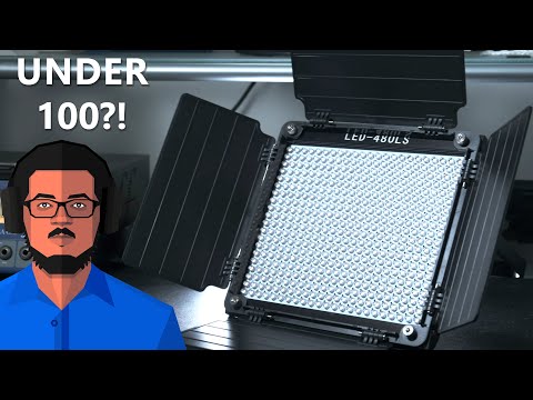 Best Video LED Light Under $100?! - GVM 480 LS Real World Test