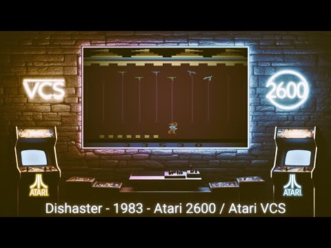 Dishaster - 1983 - Atari 2600 ( Atari VCS )