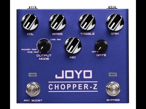 JOYO R-18 Chopper-Z HIgh Gain metal Distortion  Amp Sim Pedal (pure pedal sound, no ir, no vst)