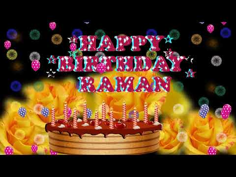 RAMAN HAPPY BIRTHDAY TO YOU11N