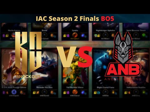 IAC Season 2 Finals Highlights | KO vs. ANB | BO5 | Cipher's POV | League of Legends