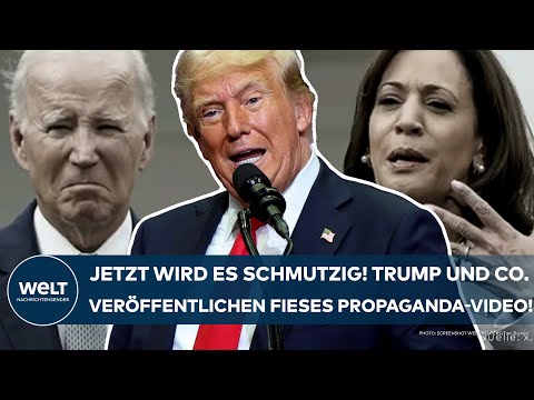 Video Thumbnail: KAMALA HARRIS: Jetzt wird es schmutzig! Donald Trump veröffentlicht fieses Propaganda-Video