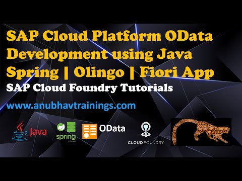 SAP BTP Spring OData using Olingo | Fiori App development in SAP BTP | SAP Cloud Platform Training