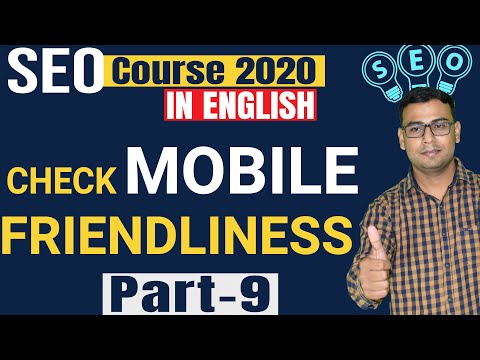9 | SEO Course 2020 | Checking Mobile Friendliness | in English