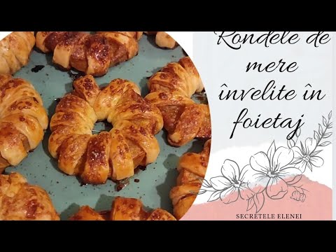 Rondele de mere învelite în foietaj 😉