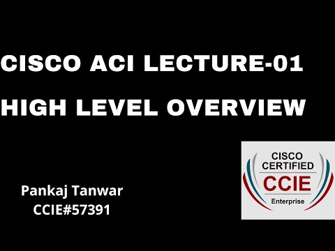 CISCO ACI Lecture 1 (High Level Overview) CCIE 57391