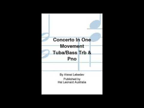 Lebedev Concerto in One Movement (A=440) "Karaoke - Accompaniment"