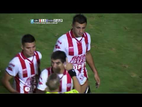 Expulsión de Triverio. Unión 1 - Godoy Cruz 0. Fecha 14. Primera División 2015.
